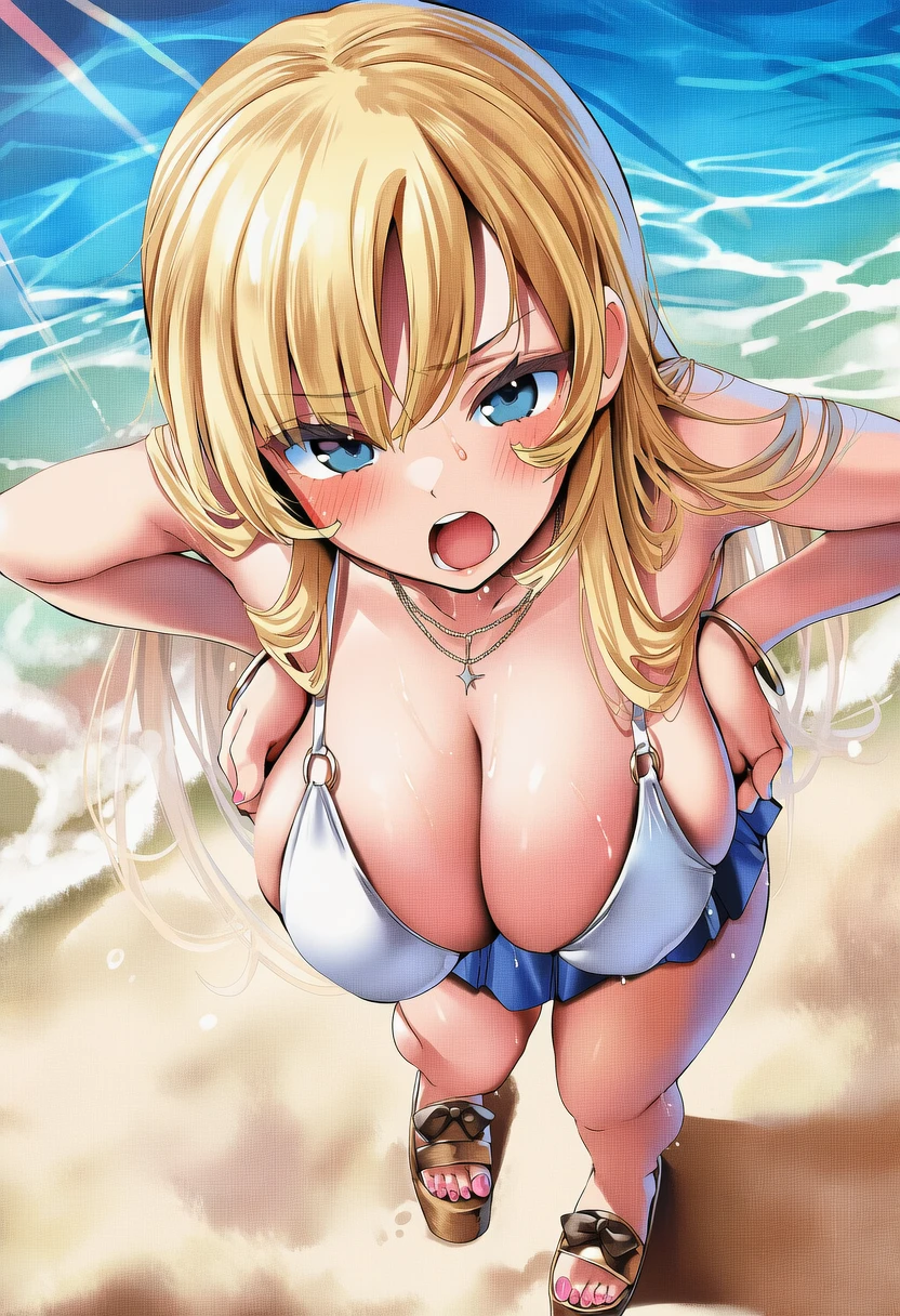 美香のエロ画像@ビーチ